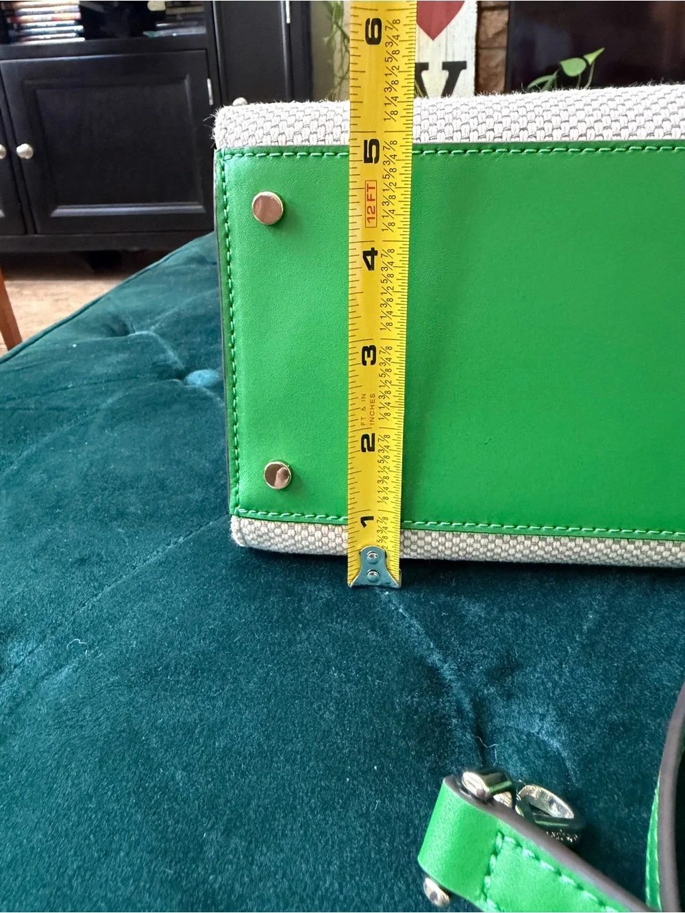 Kate Spade Staci Canvas and Leather Satchel